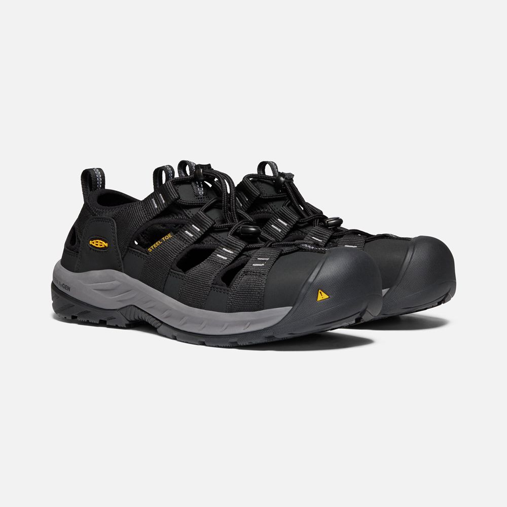 Chaussures de Travail Keen Homme Noir | Atlanta Ii Cooler (Steel Toe) | MVLHK-5879